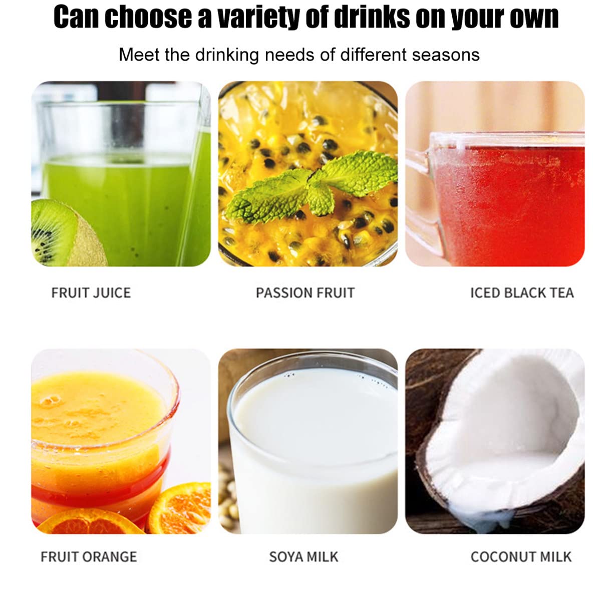 Dispensador de bebidas para el hogar comercial máquina de bebida de té helado frío acero inoxidable dispensador de cubos de bebidas transparentes restaurante fiesta de jugo