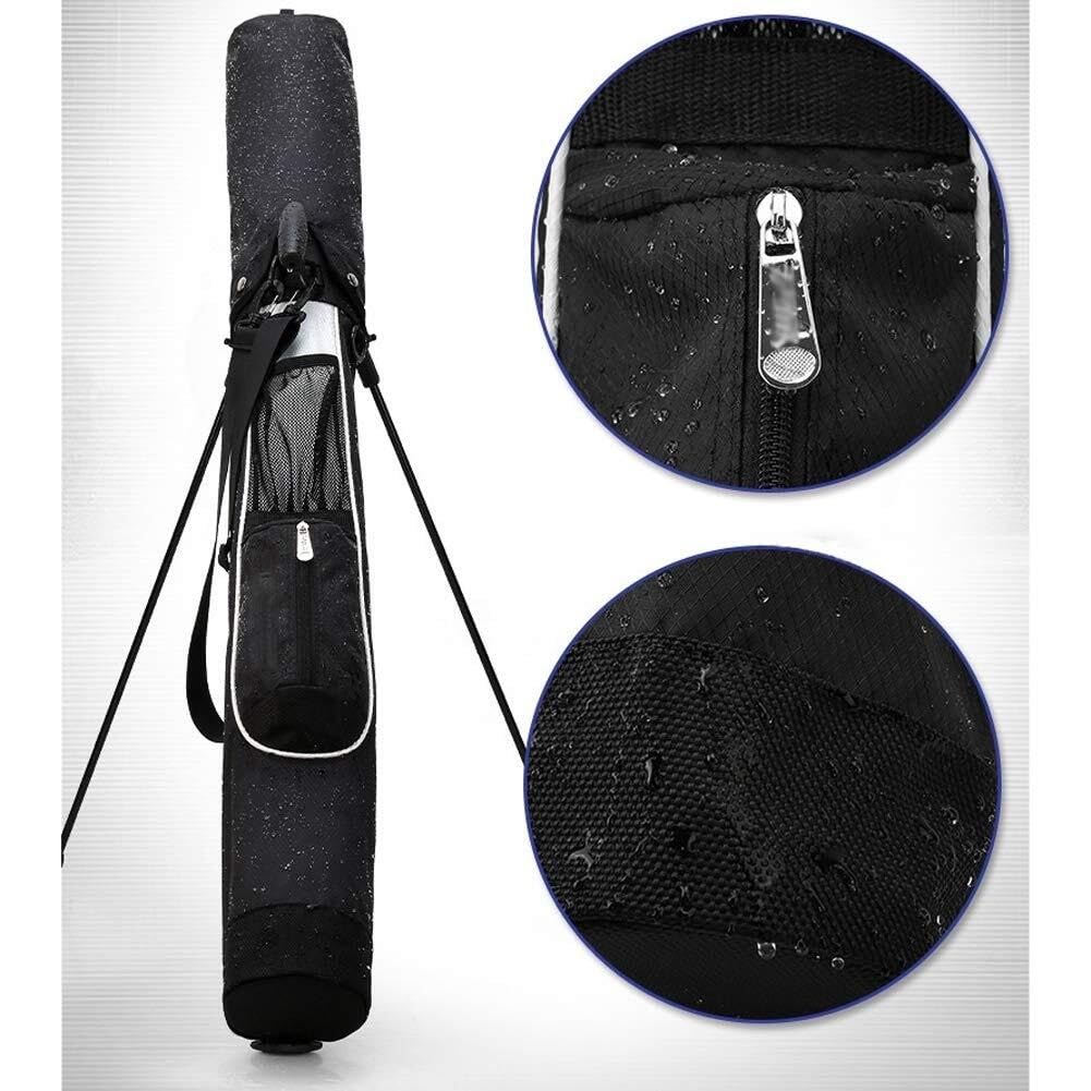 Golf-Standtaschen for Herren, leichte, wasserdichte Golftasche, tragbare, große Kapazität, Golf-Stand-Tragetasche, Golfschlägertasche mit Halterung, Waffenständertaschen
