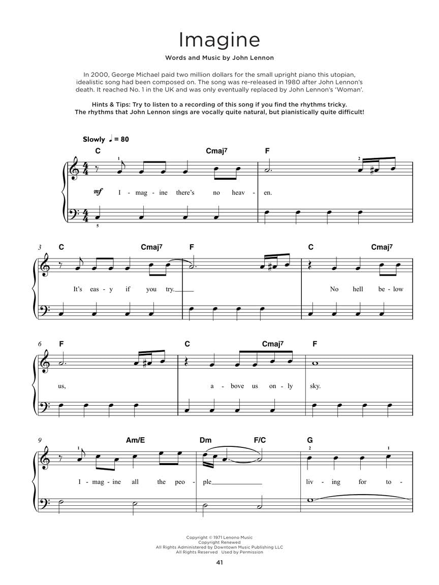 Really Easy Piano: 40 of the Most Beautiful Songs
