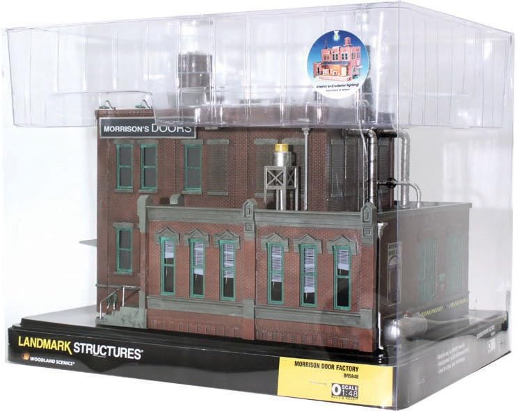 Woodland Scenics BR5848 O Morrison Door Factory Structure Built-&-Ready