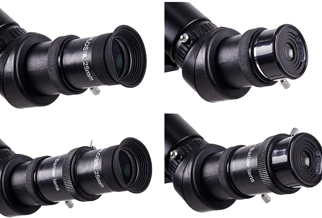 Super Binoculars Kids Telescope for Adults Astronomy Beginners 60mm Aperture 500mm Mount Astronomical Refracting Telescope 1.5X Erecting Eyepiece 3X Barlow Lens