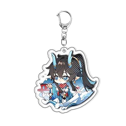acsewater Honkai: Star Rail Llavero Juego de Anime Impreso Llavero Acrílico Colgante Juego de Anime Periférico Llavero... - #10500