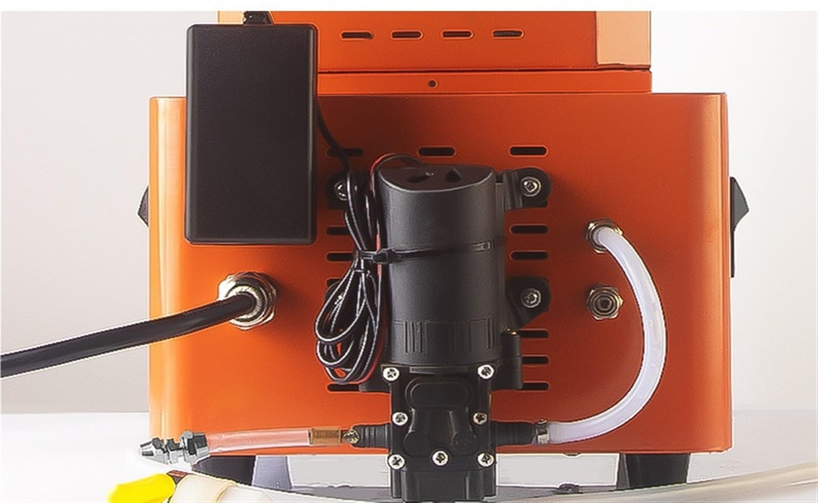 1600 °C Zwischenfrequenz-Goldschmelzofen, schnell schmelzender Gold- und Silber-Kupfer-Eisen-Aluminium-Edelstahl-Schmelzofen, Wasserumlauf-Tiegelofen Effizienz steigern((3KG) Orange)