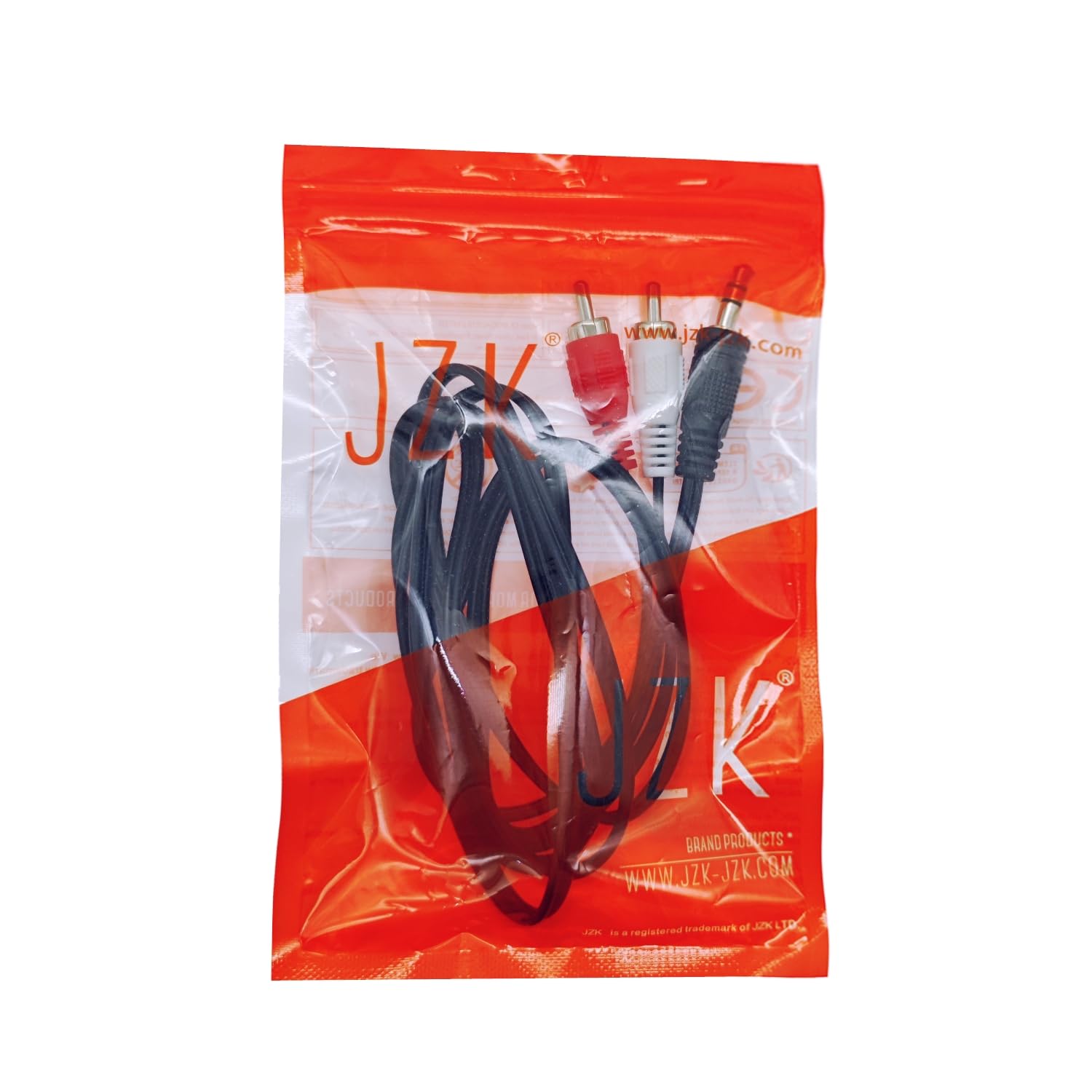 JZK 1,5 M Câble auxiliaire RCA vers 3,5 mm, fil haut-parleur vers connecteur RCA rouge blanc, câble phono mâle vers prise audio 3,5, câble adaptateur prise casque vers phono, câble adaptateur Hifi