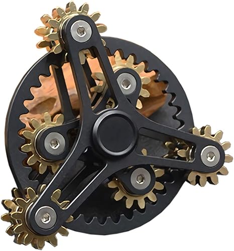 Engranajes giratorios de latón puro para ansiedad juguete giratorio de metal para bricolaje giro de mano durante mucho tiempo EDC enfoque meditación