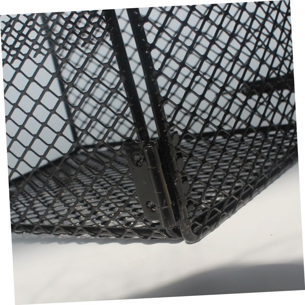 Happyyami Sturdy Iron Reptile Heater Guard Daylight Lampshade for Tortoise Habitat
