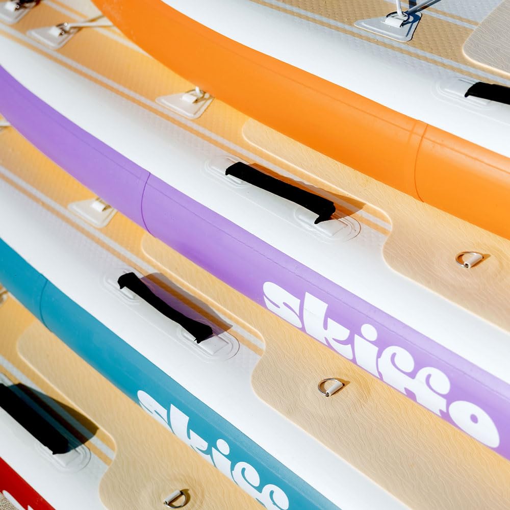 Skiffo Rivage 11' – Sup Gonflable 2-en-1 Kayak Complet - 335x86x15cm - Max 160 kg - Stable & Polyvalent - Design Unique