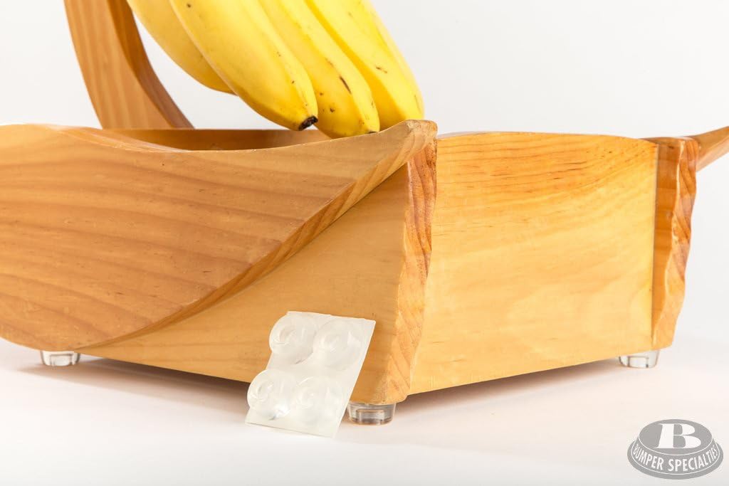 Bumper Specialties Self Adhesive Bumper Feet 0.880" x 0.400" (22.3mm x 10.2mm) Gray Recessed Polyurethane Pads for Industrial Surface Protection, 72 Pack, BS17