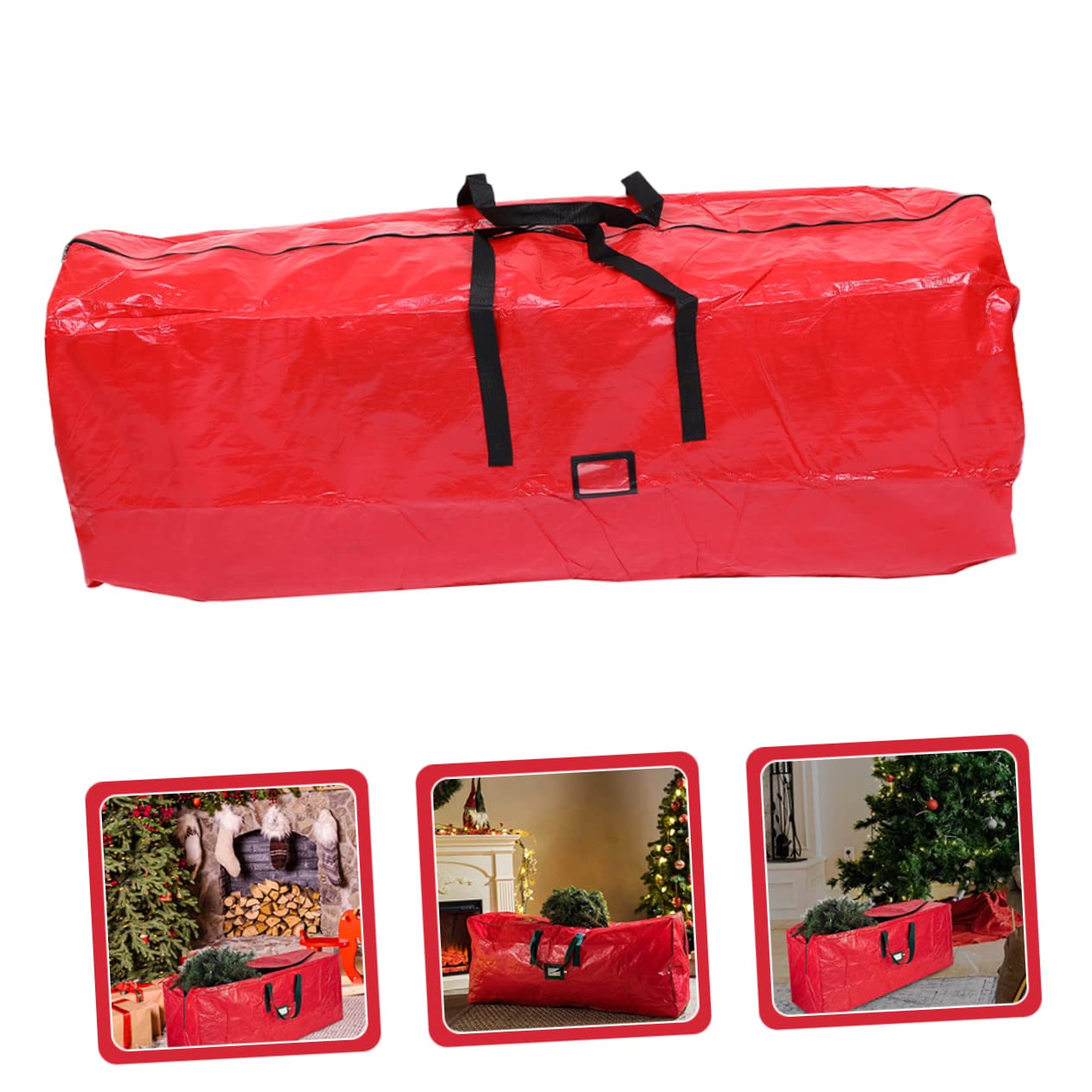 Zerodeko Wasserdichte Aufbewahrungsbeutel für Weihnachtsbäume mit Reißverschluss Große Baumtasche mit Griffen Weihnachtsbaum-organizer Geeignet für Decken Kleidung und Haushaltsaufbewahrung