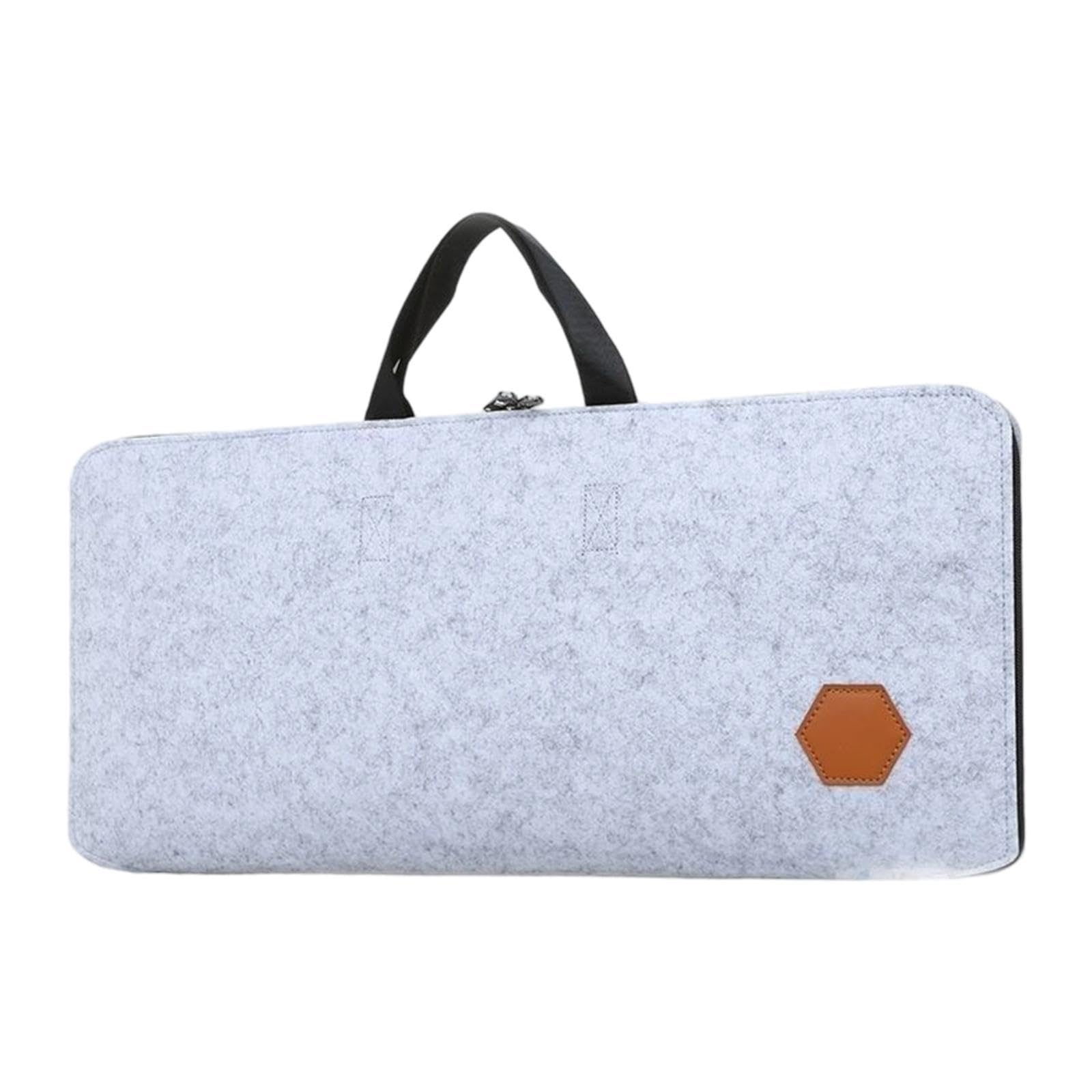 Felt Keyboard Storage Bag Mobile Office with Zipper Stylish PC Keyboard Case Light Gray | Keyboards & Keypads | Keyboards, Mice & Pointers | Computers/Tablets & Networking-image-36