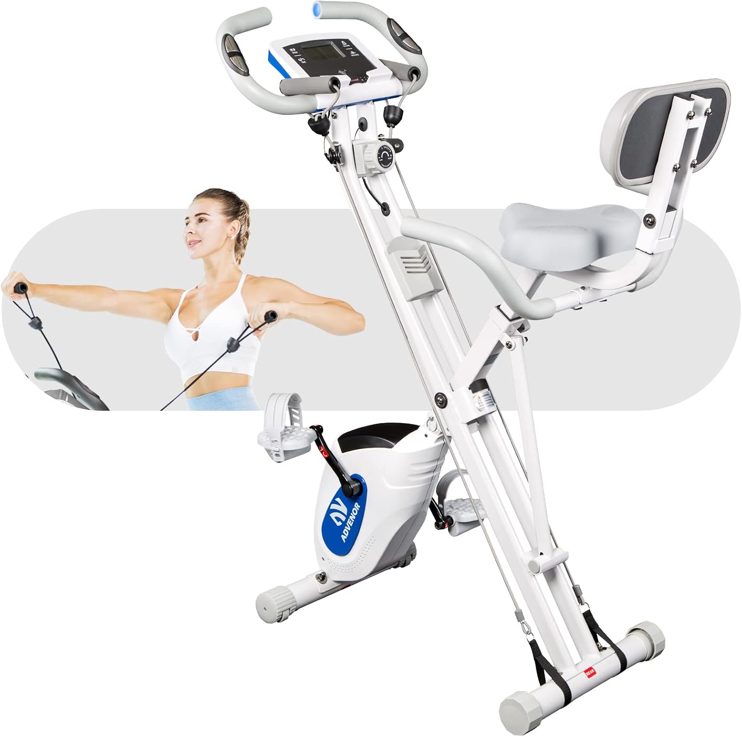 ADVENOR Exercise Bike Magnetic Bike 