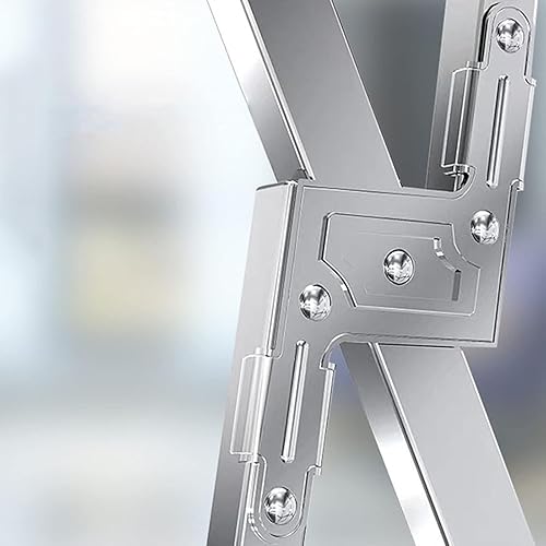 Miniatura 6 de Estante de secado de ropa de acero inoxidable resistente, ajustable, plegable, ahorro de espacio para uso en interiores y exteriores, 6.6 ft79