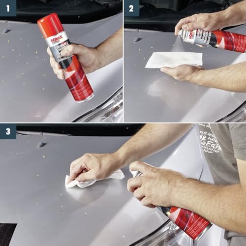 SONAX BaumharzEntferner (400 ml) schnelle und rückstandsfreie Entfernung von organischen Rückständen auf Fahrzeugoberflächen | Art-Nr. 03903000