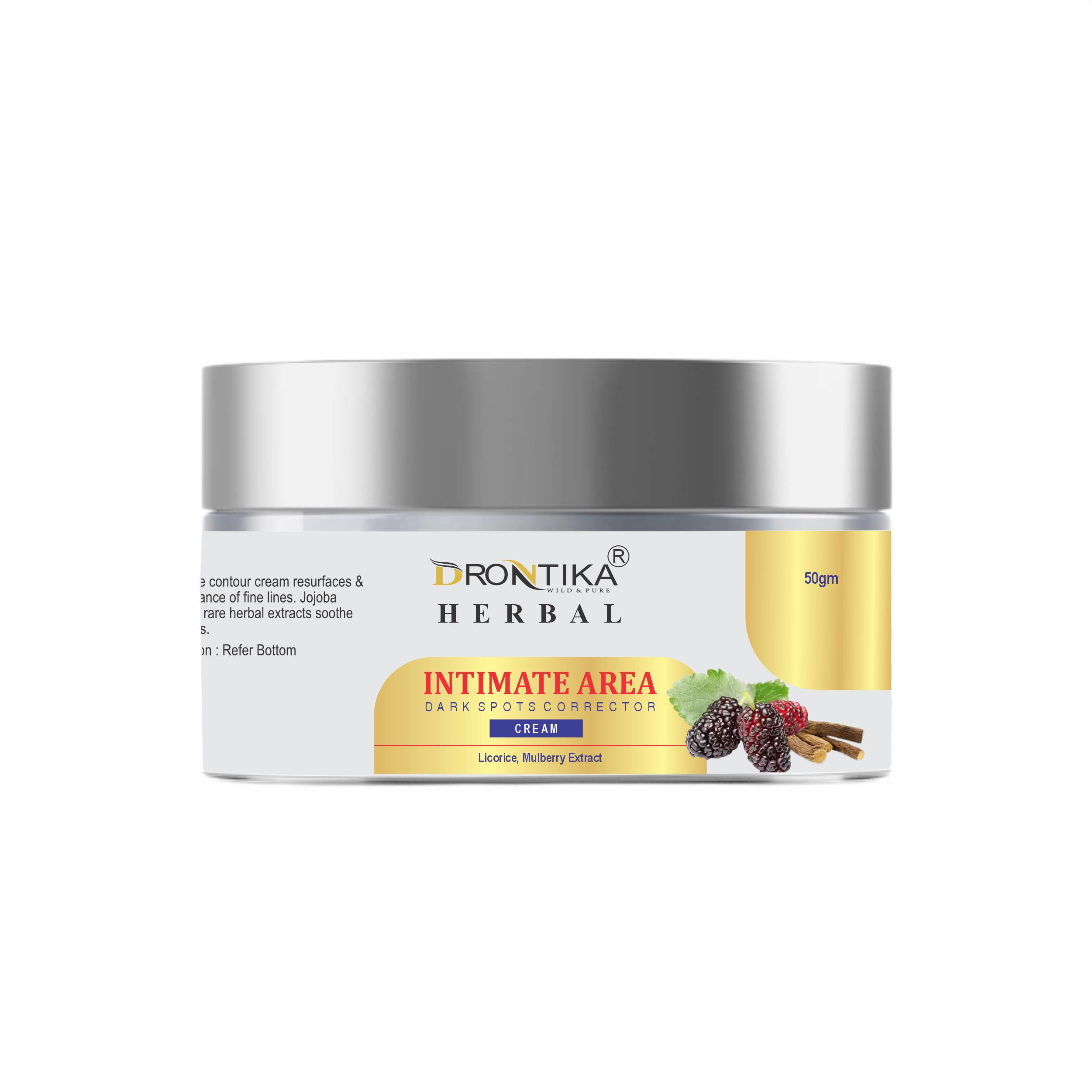 Drontika Intimate Area Whitening & Lightening Cream - 50gm | Neck, Hip, Thigh,Underarm, Bikini Area, Intimate Area, Elbow | Intense Dark Spot Removal | 2% Kojic Acid, Niacinamide | Women & Men-image-11