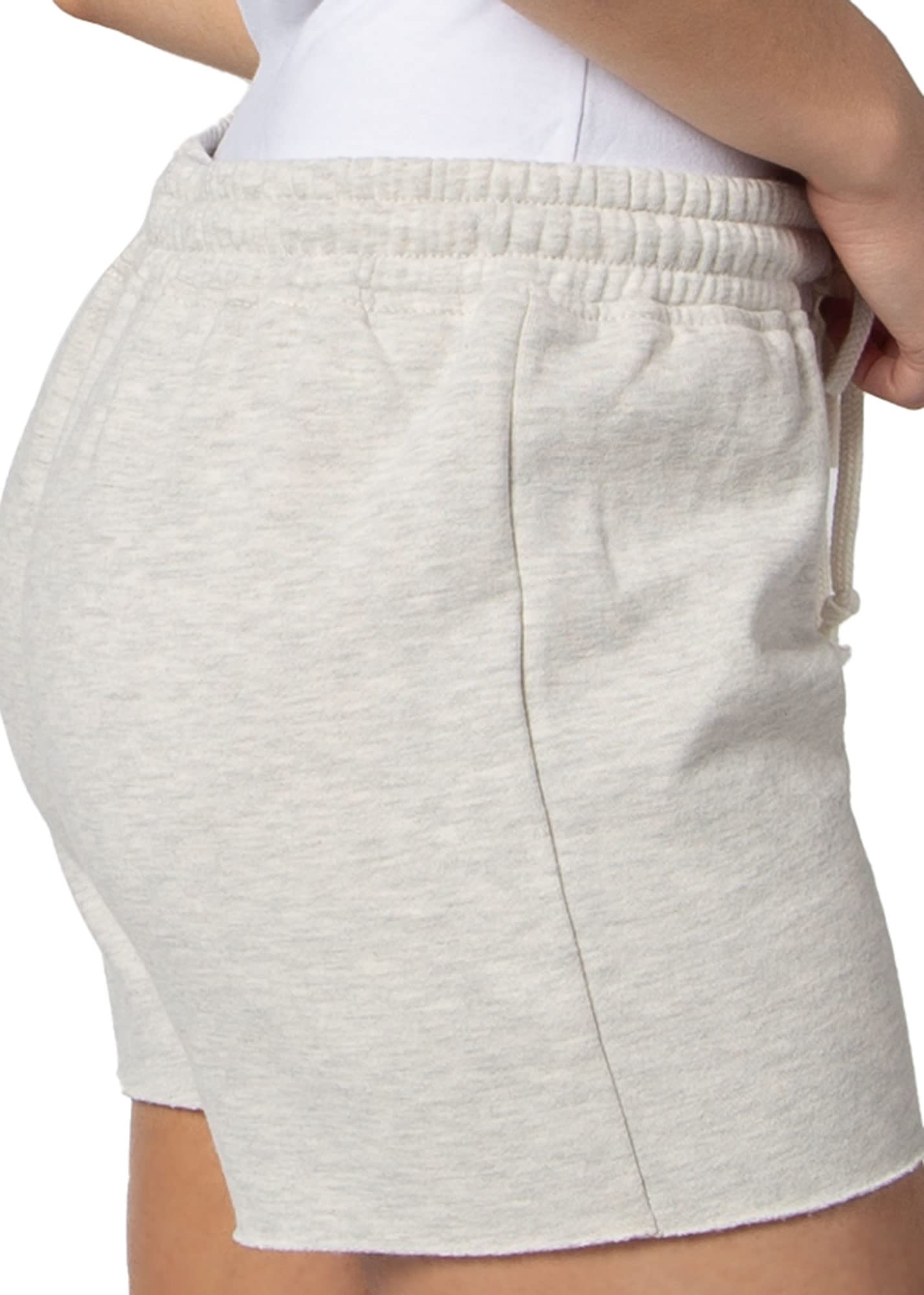 Chicka-d Women's Standard SweatShorts, Ash Grey