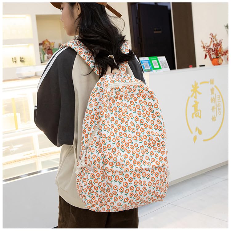 Coquette Backpack Floral Backpack Preppy Backpack Cute Backpack Back to College Coquette Accessories (pink,one size)3