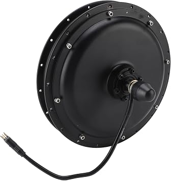 36V 500W Electric Cycling Hub Motor, 3 Riding Modes IP65 Rear Wheel Brushless Gearless Electric Cycling Motor for Electric Bikes, E Bikes and Mountain Bikes