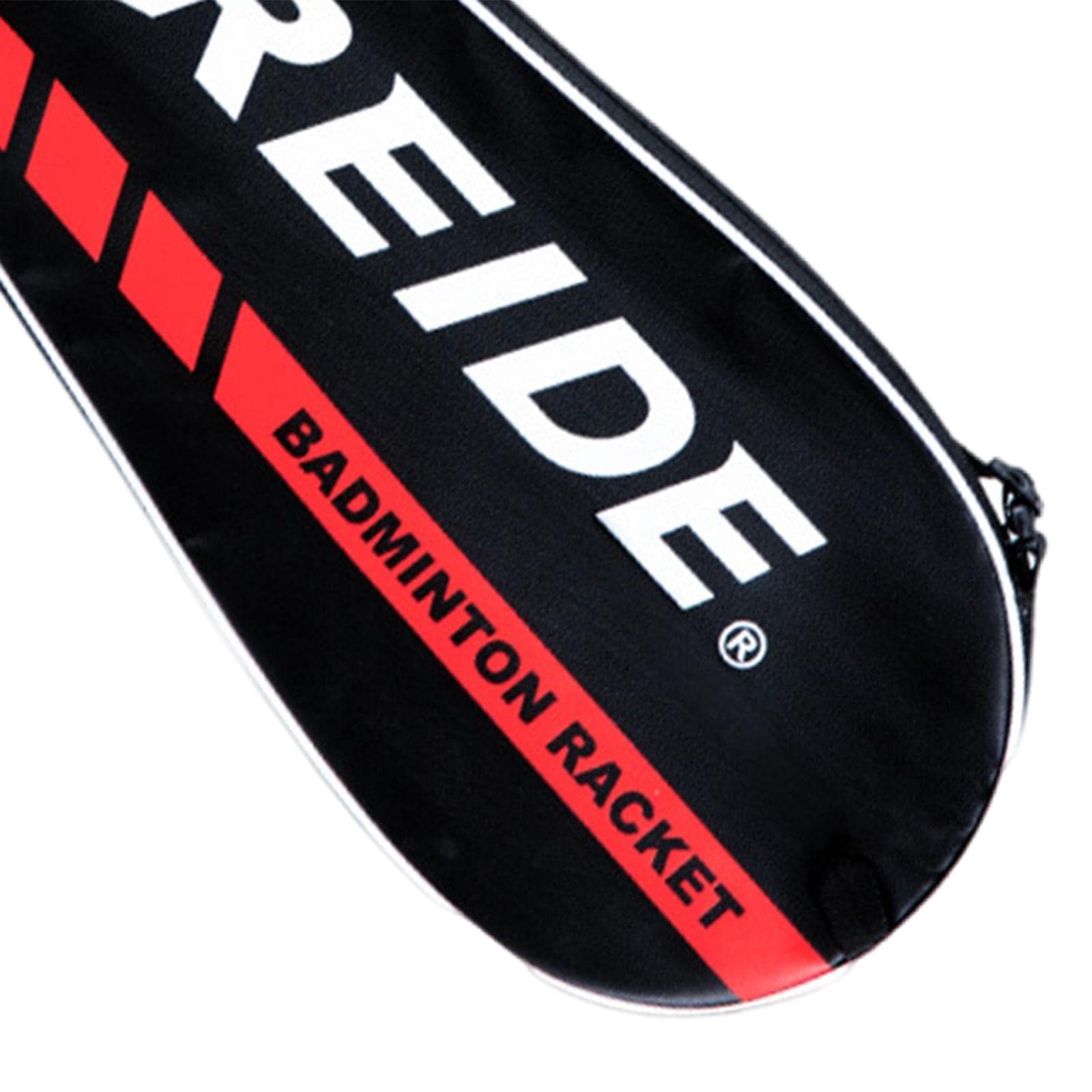 rockible Badminton Racket Storage Bag with Paddle and Shuttlecocks for Outdoor Use, Red