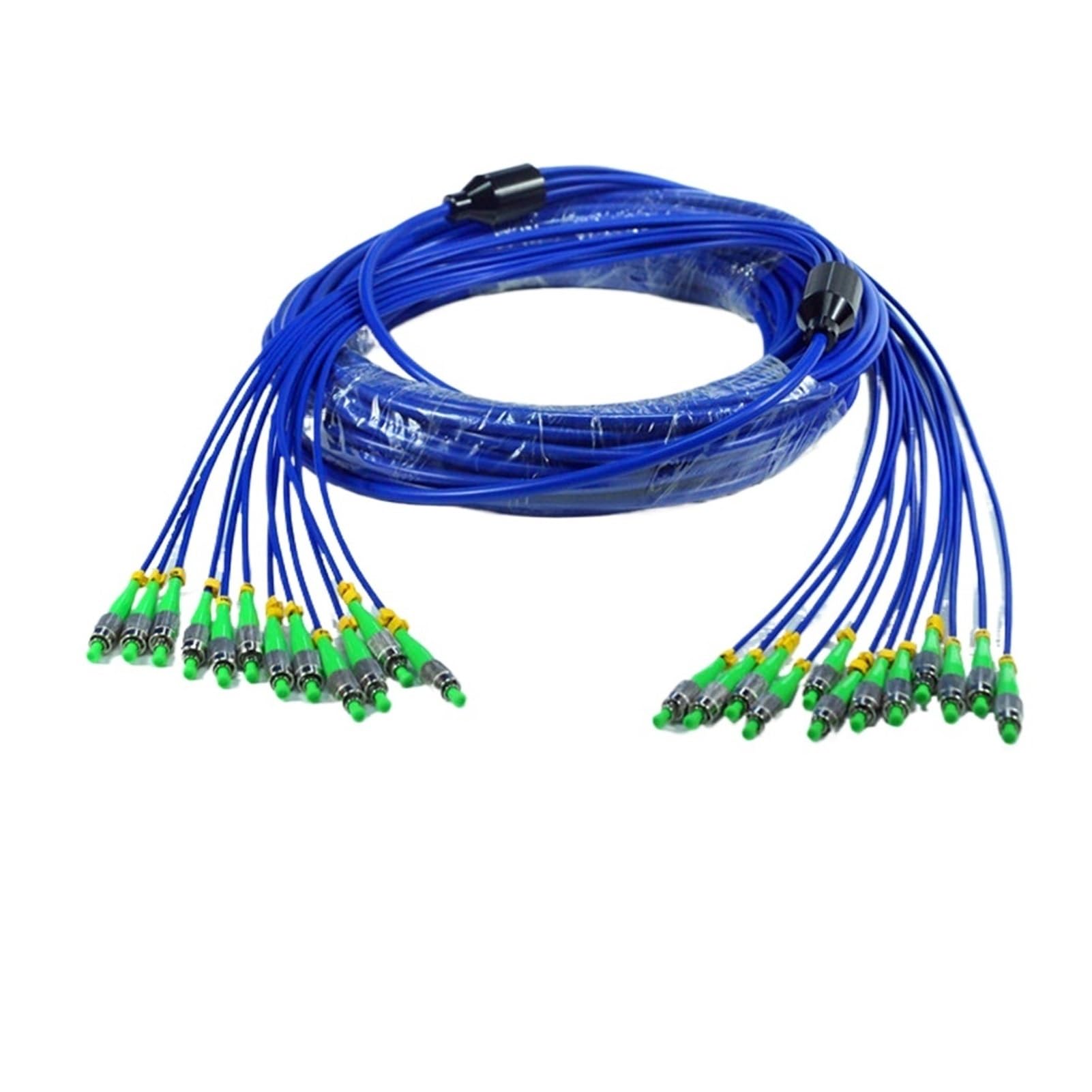 SONGLIANG 12 Core LC Outdoor Patchcord 50m-120m Armored 100m 80m Singlemode 12C SC FC ST A U SM Blue Waterproof Jumper Optical Fiber(Ask us-custsomized)