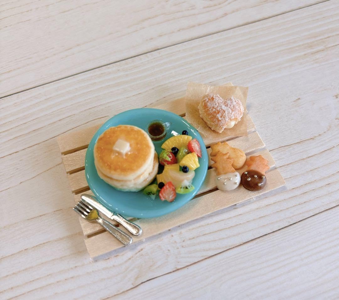 ハワイアンパンケーキセット Amazon.co.jp: ミニチュア ハワイアンパンケーキセット 0719-108