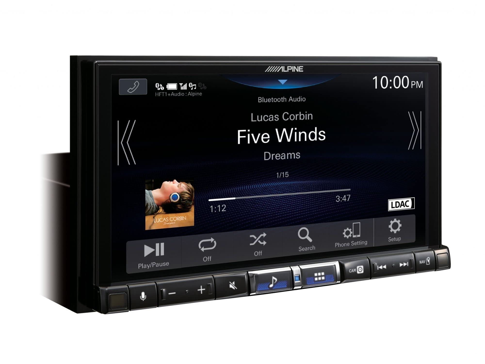 Alpine iLX-​705D Digital Media Station 7" con Apple Car Play Wireless, Android Auto (via cavo), Bluetooth e DAB