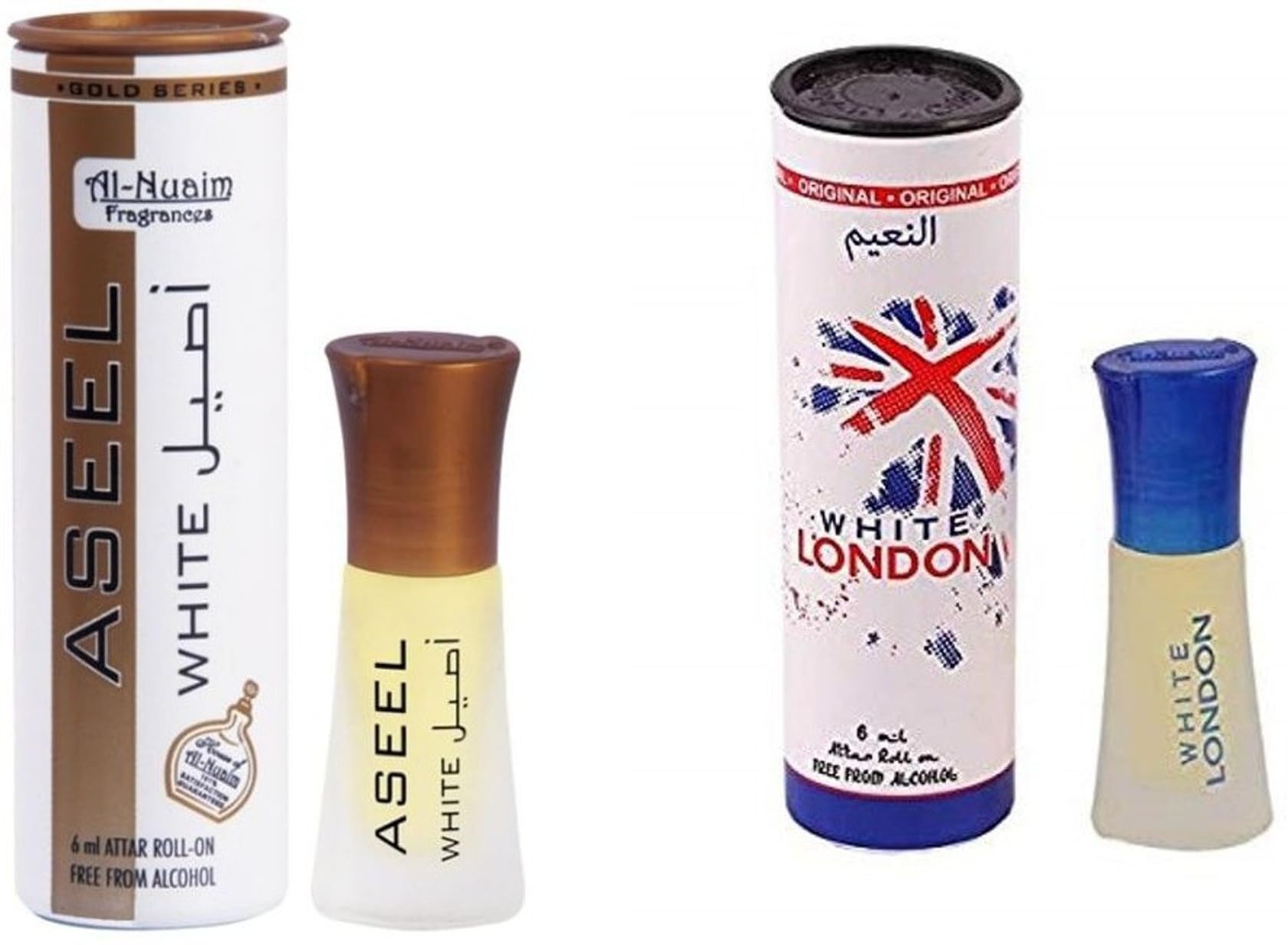 White Aseel & White London Attar, Luxury Perfume Oil, Musky Fresh Fragrance, for Men and Women, Daily Wear, Office, Travel, Parties, 6ml, pack of 2-image-5