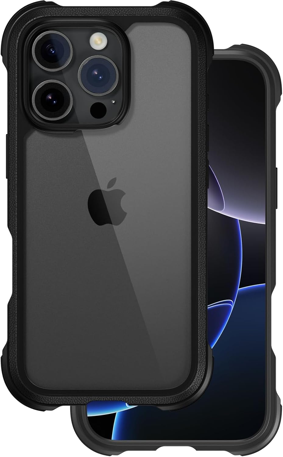 MAGEASY Designed for iPhone 16 Pro Bumper Case 6.3" - 20ft Ultimate Drop Protection, Shockproof Protective Clear Case, Durable Aluminum Frame | Odyssey