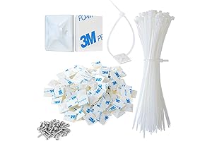 3M Wire Management Squres and Anchors, Improved Cable Clips to Solve Your Wire Tidy Issues