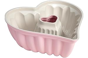 Paris Hilton Pink Heart Shaped Fluted Cake Pan: Elevate Your Baking Creations