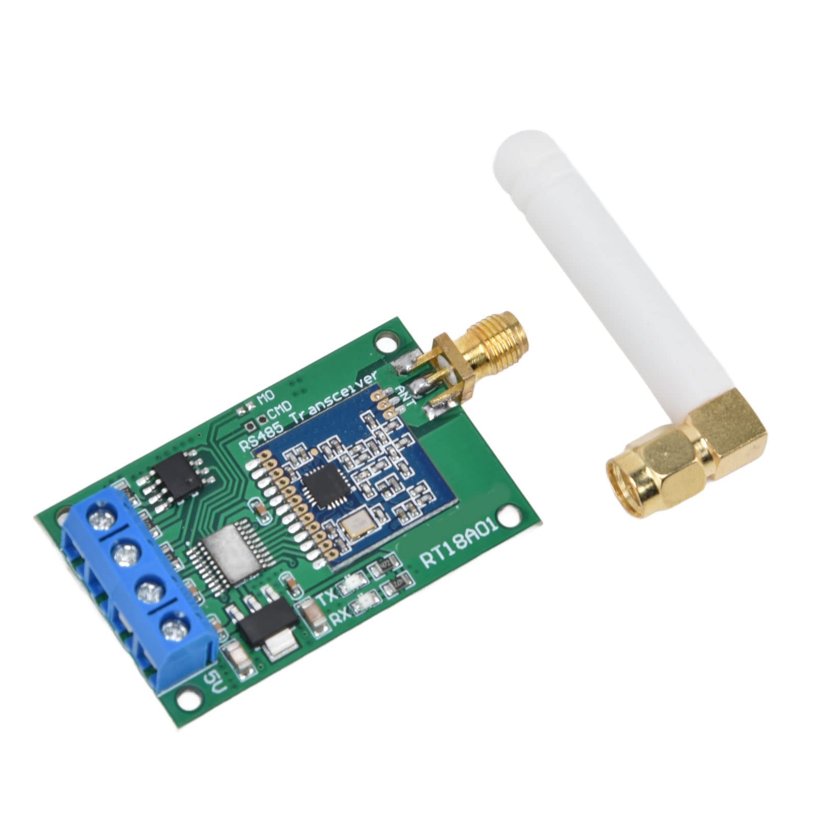 Émetteur-récepteur UHF RT18A01 Répéteur sans Fil Maître-Esclave avec Transmission 500m pour Systèmes d'Automatisation Industrielle Opération Facile pour Équipements Électroniques et Domotique
