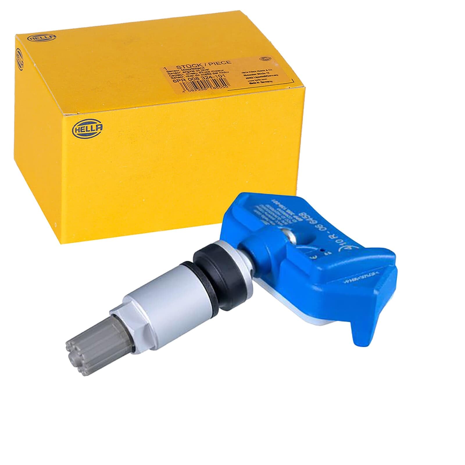 HELLA 6PP 358 139-001 Radsensor, Reifendruck-Kontrollsystem | Kompatibel mit: AUDI A6 C5, A6 C5 Avant, A8 D2, A8 D4, MAYBACH 57, 62, PORSCHE 911, 911 Cabriolet, 911 Targa, BOXSTER, CAYMAN