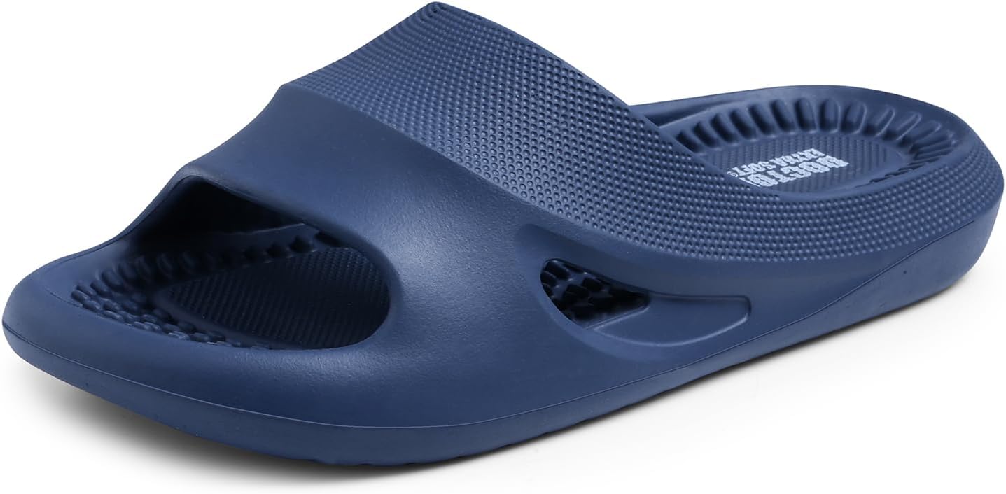Men's Orthopedic Acupressure Sliders/Slippers with Cushion FootBed for Adult| Comfortable & Light Weight | Stylish & Anti-Skid| Waterproof & Everyday Flip Flops for Gents & Boys D-534