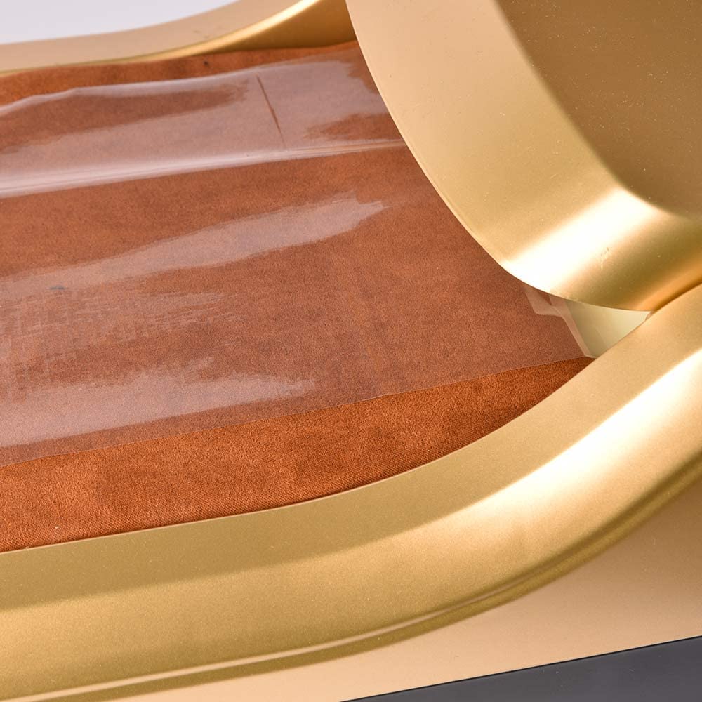 A.M.C. Amc Dispenser copriscarpe professionale Elegance, distributore automatico pellicola monouso 600 strappi, Oro