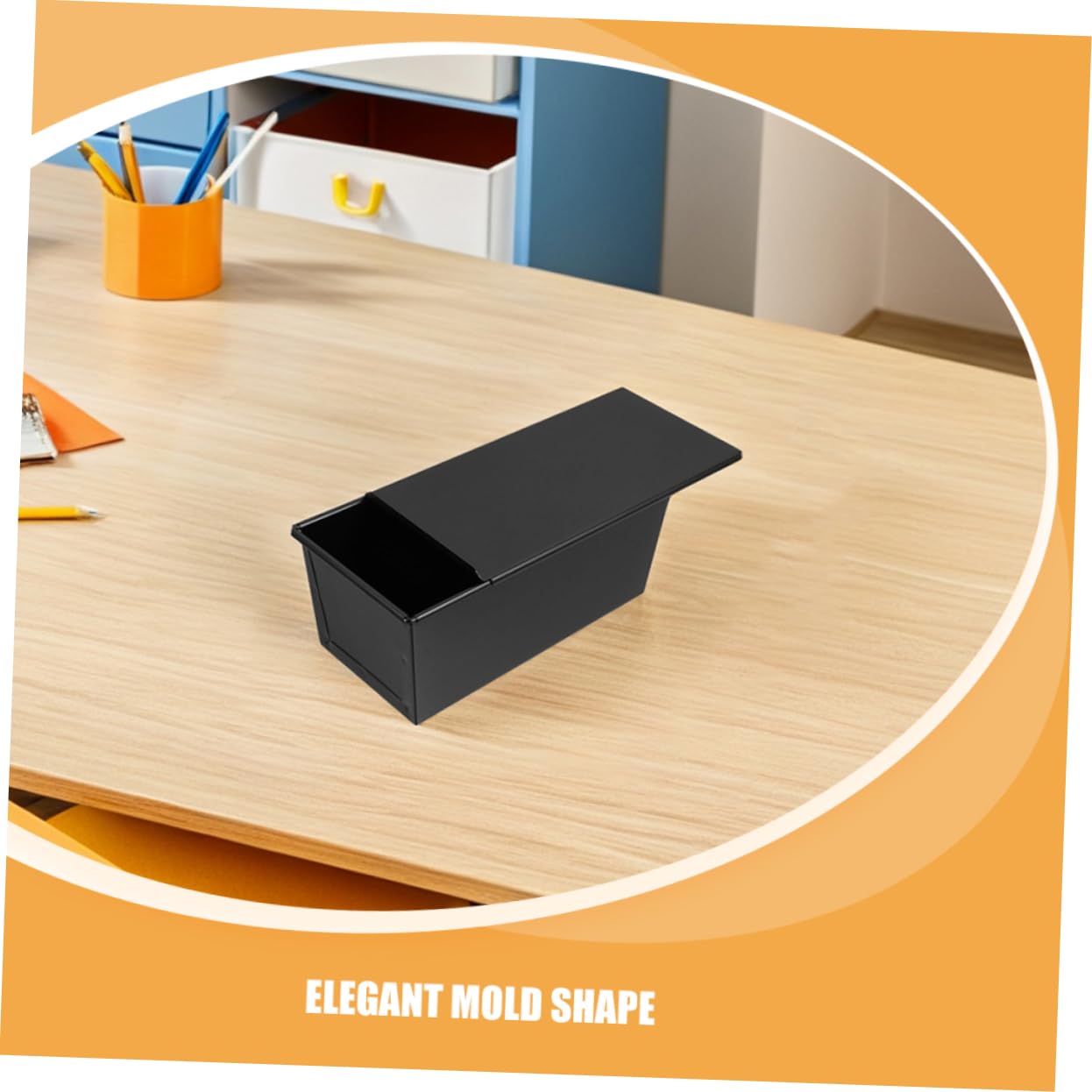 TOPBATHY Stampo per Toast in Acciaio Inossidabile con Coperchio Scorrevole