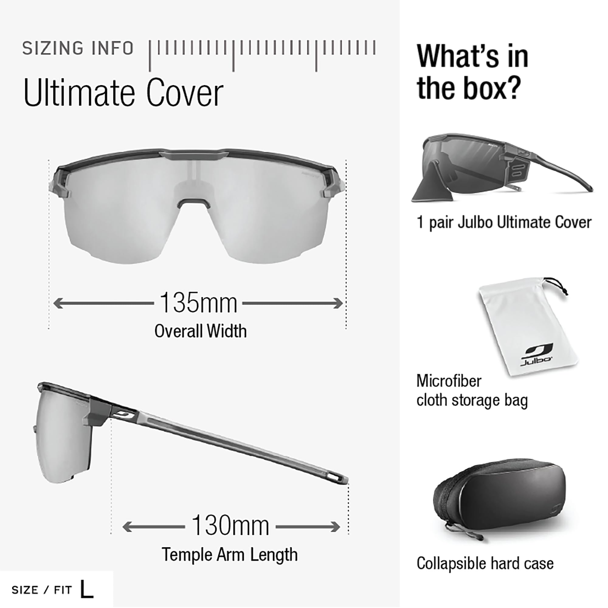 Julbo Okulary przeciwsłoneczne Uniseks Ultimate Cover
