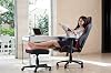 AKRacing Gaming Chair Ottoman Footrest, White, High-Durability PU Leather, For Home, Remote Work,