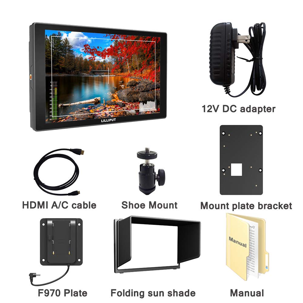 LILLIPUT A11 10,1 "Calowy monitor strumieniowy DSLR Full HD 1920x1200P 3G-SDI HDMI IPS Monitor wideo kamery