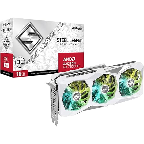 ASRock Radeon / RX7800XT Graphics Board GDDR6 16GB Equipped Model [Official Dealer in Japan] RX7800XT SL 16GO