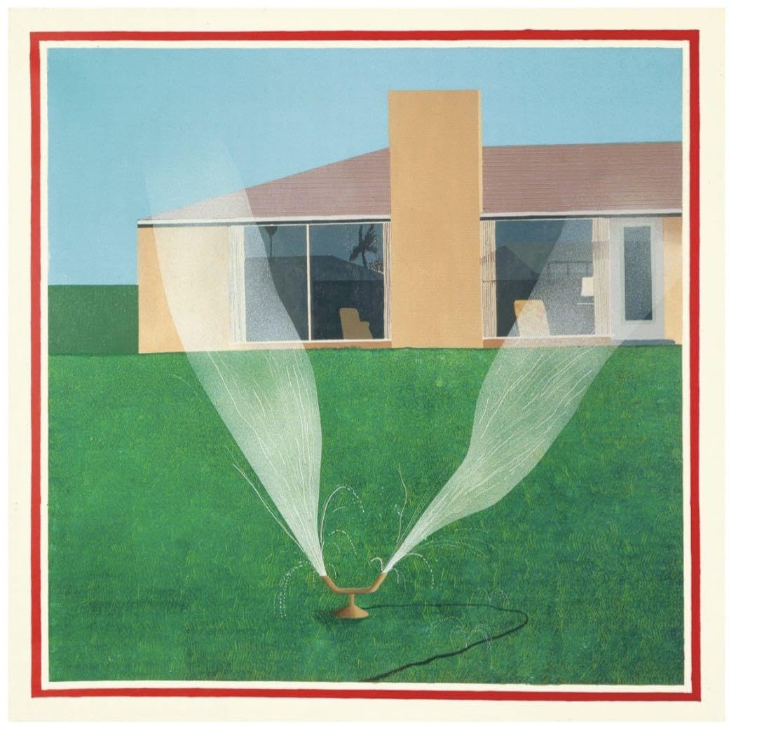 新品 ホックニー ハンカチ A Lawn Sprinkler デイヴィッド・ホックニー A Lawn Sprinkler ハンカチ - メルカリ