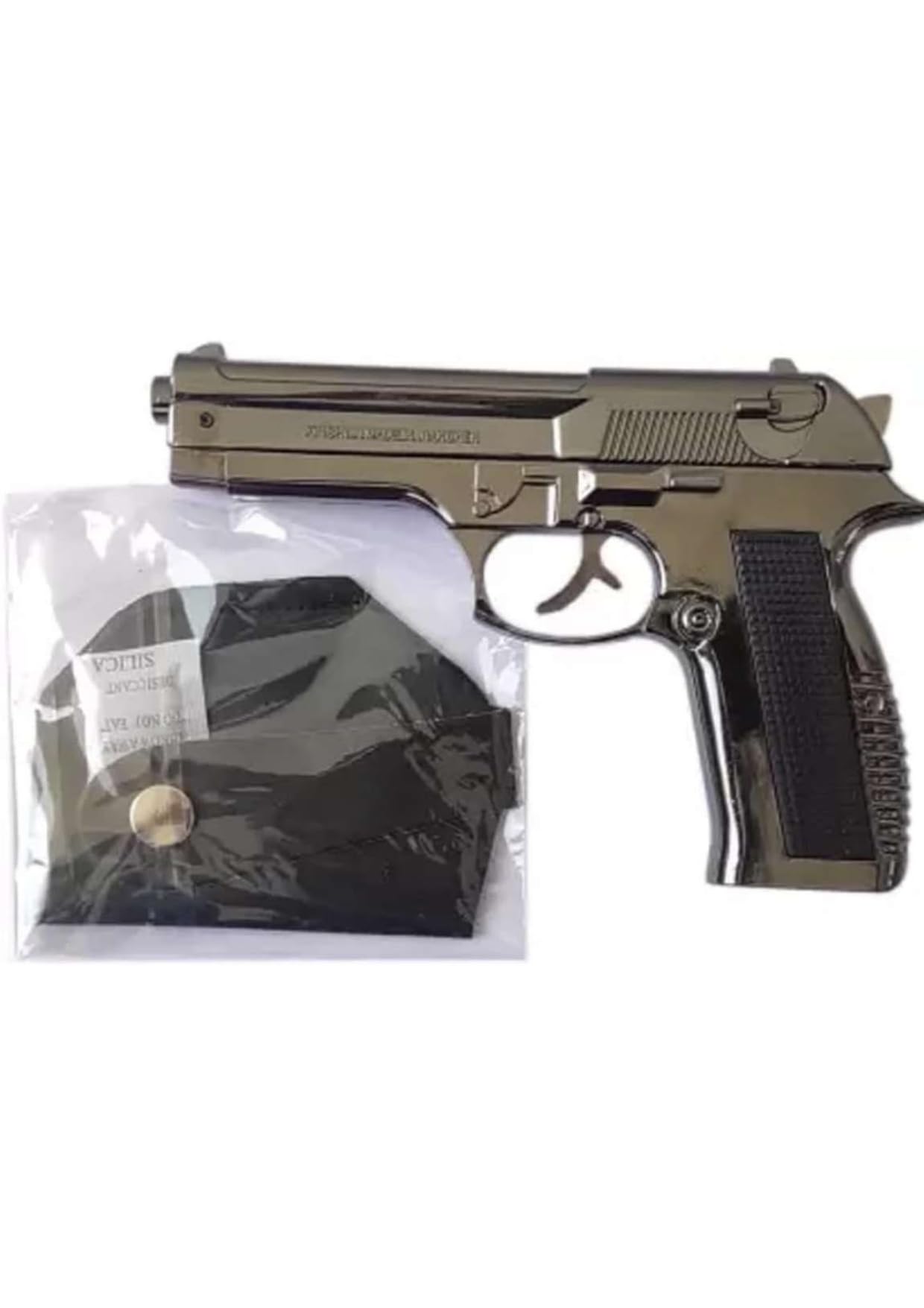 Gun Pistol Lighter - Real Metal Design -3
