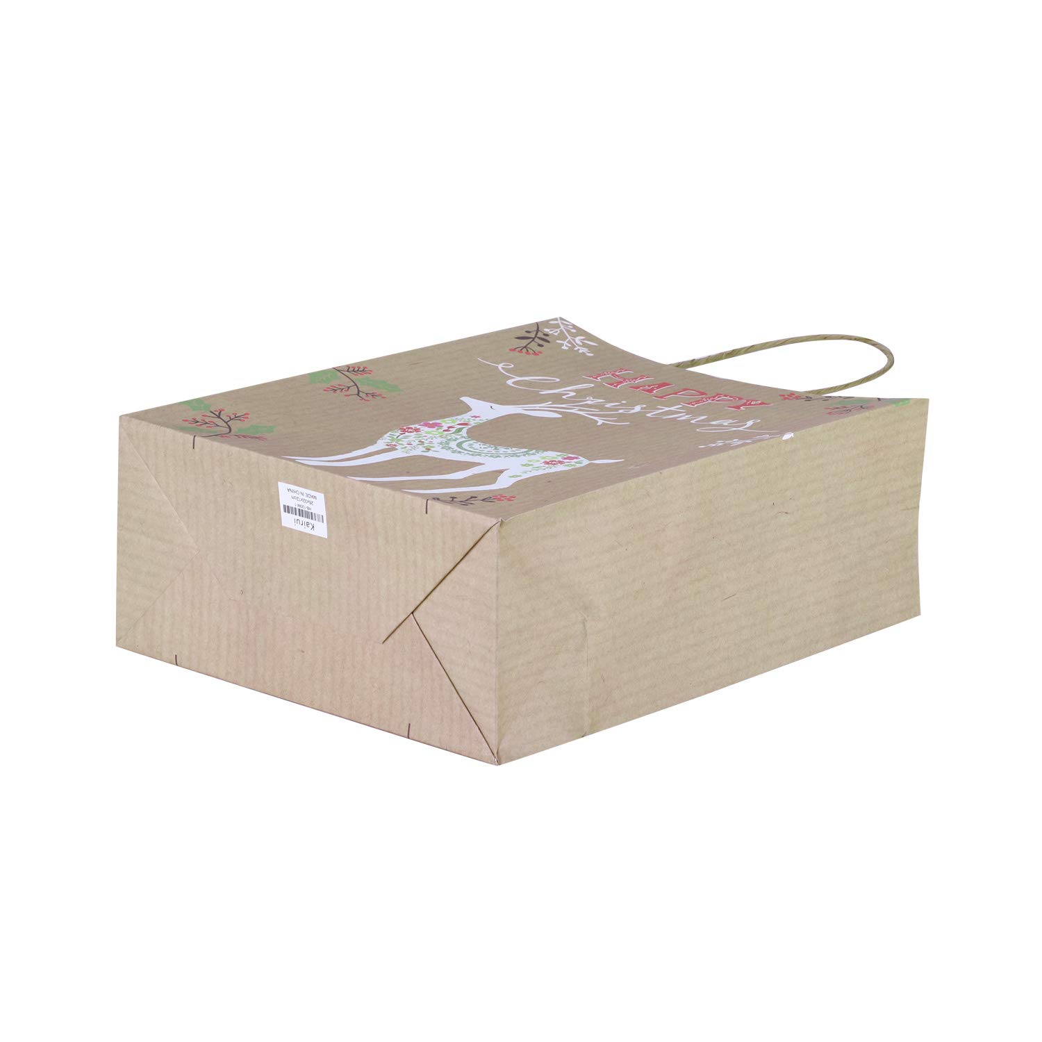 12PCS Gift Wrap Kraft Paper Bags Party Favor Shopping Bags Christmas Baby Bridal Shower Wedding Kids Birthday Thank You Foil Bachelorette - View #10