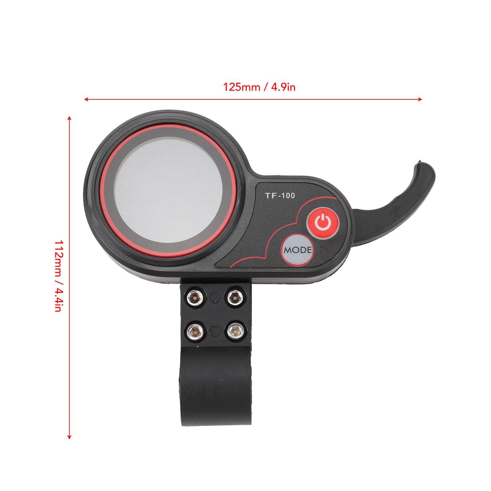 Dioche Tableau de Bord lectrique IX5S avec Cran LCD r tro Clair acc l rateur TF 100 48 V Panneau tanche IP65 pour Scooter M4 SEALUP