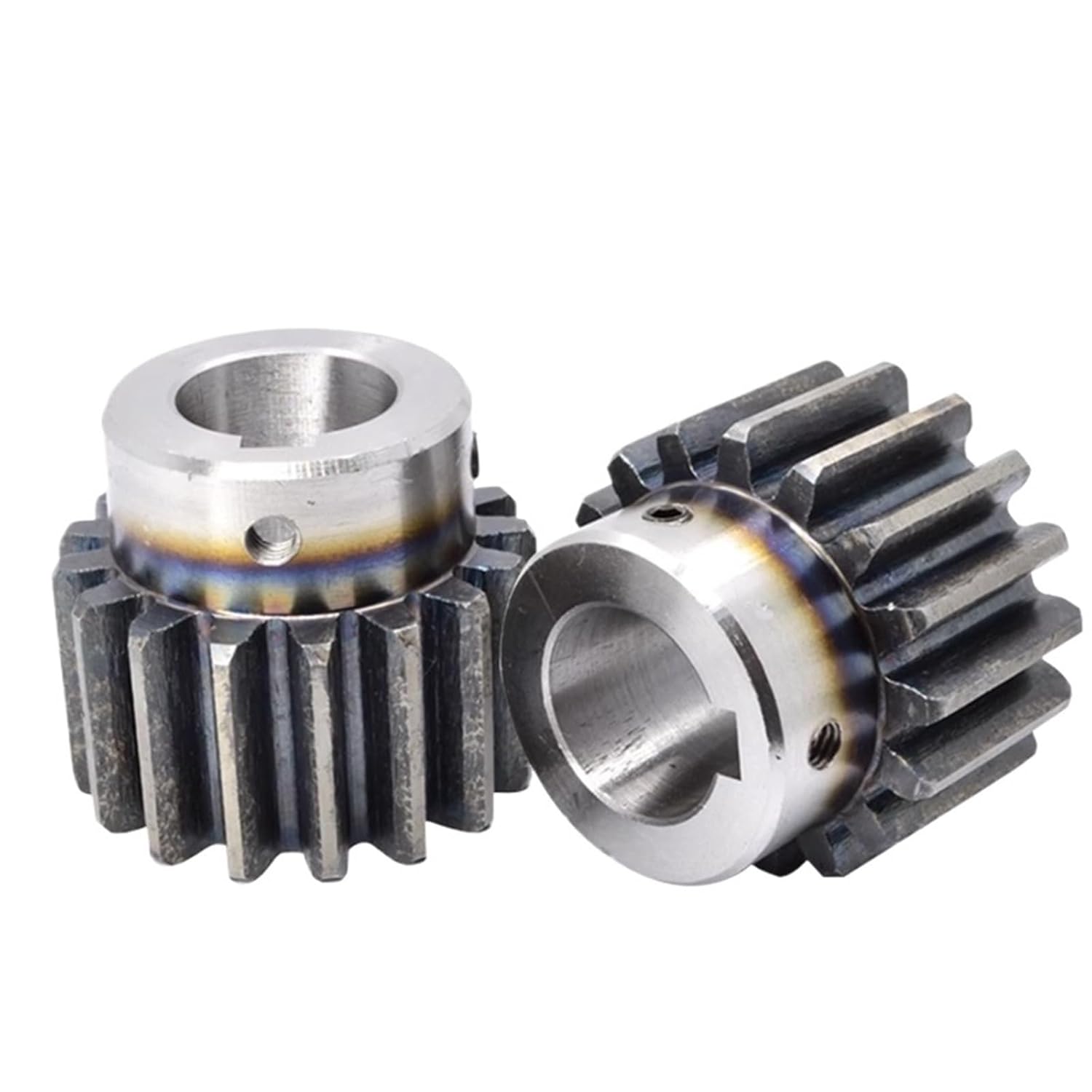 Mod 2 Pinion Gears 12T 14 15 16 17 18 19 20 21T Bore6 8 10 12 14 15mm 45# Steel Spur Gear 1Pcs(2M20Thole19)