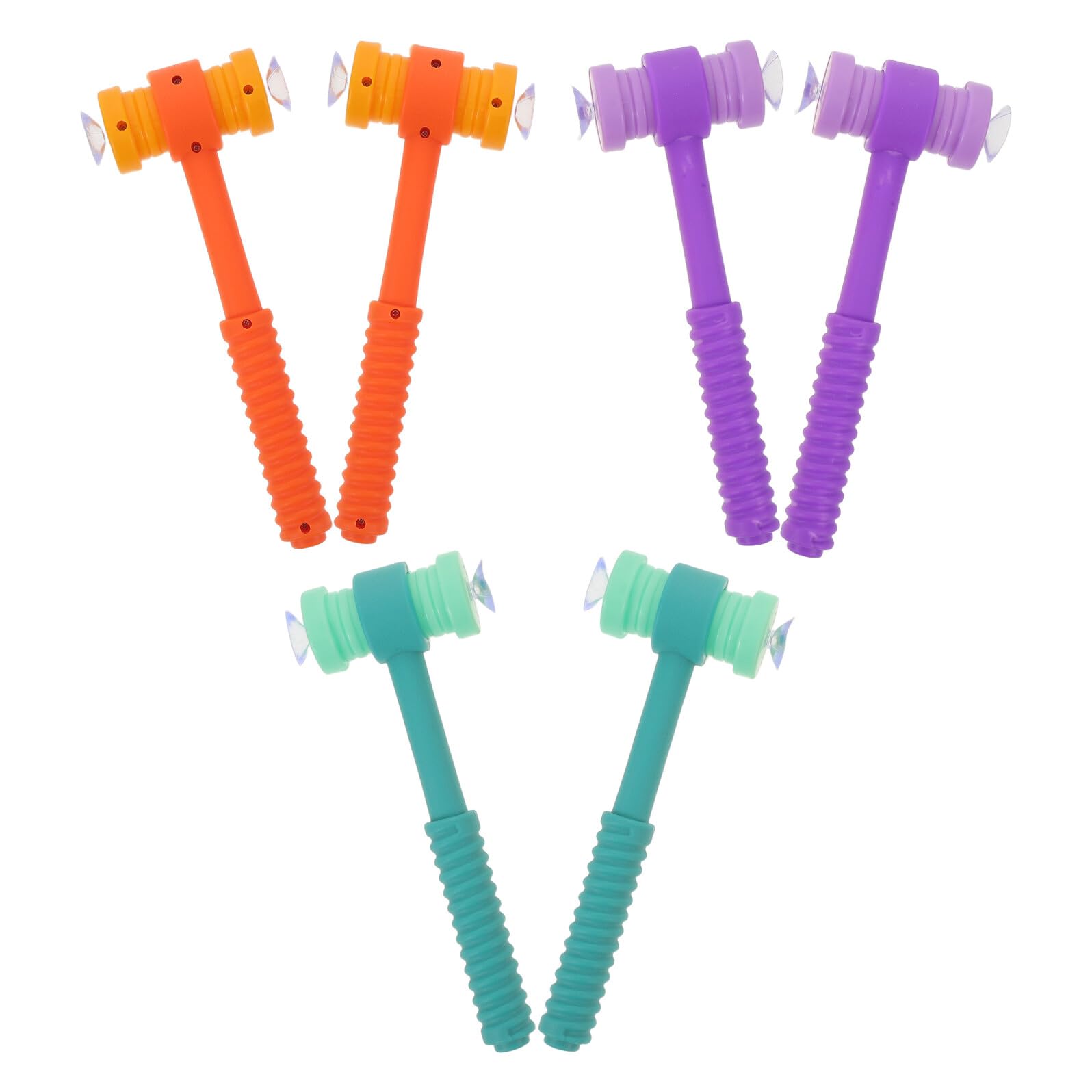 Juego de 6 Mazos de Juguete de Desarrollo Temprano para Niños Ventosas de Plástico, Portátil y Adecuado para Actividades al Aire Libre y Halloween