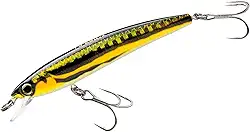 Yo-Zuri F1161-M37 Pins Minnow Isca flutuante para mergulhador, chama dourada