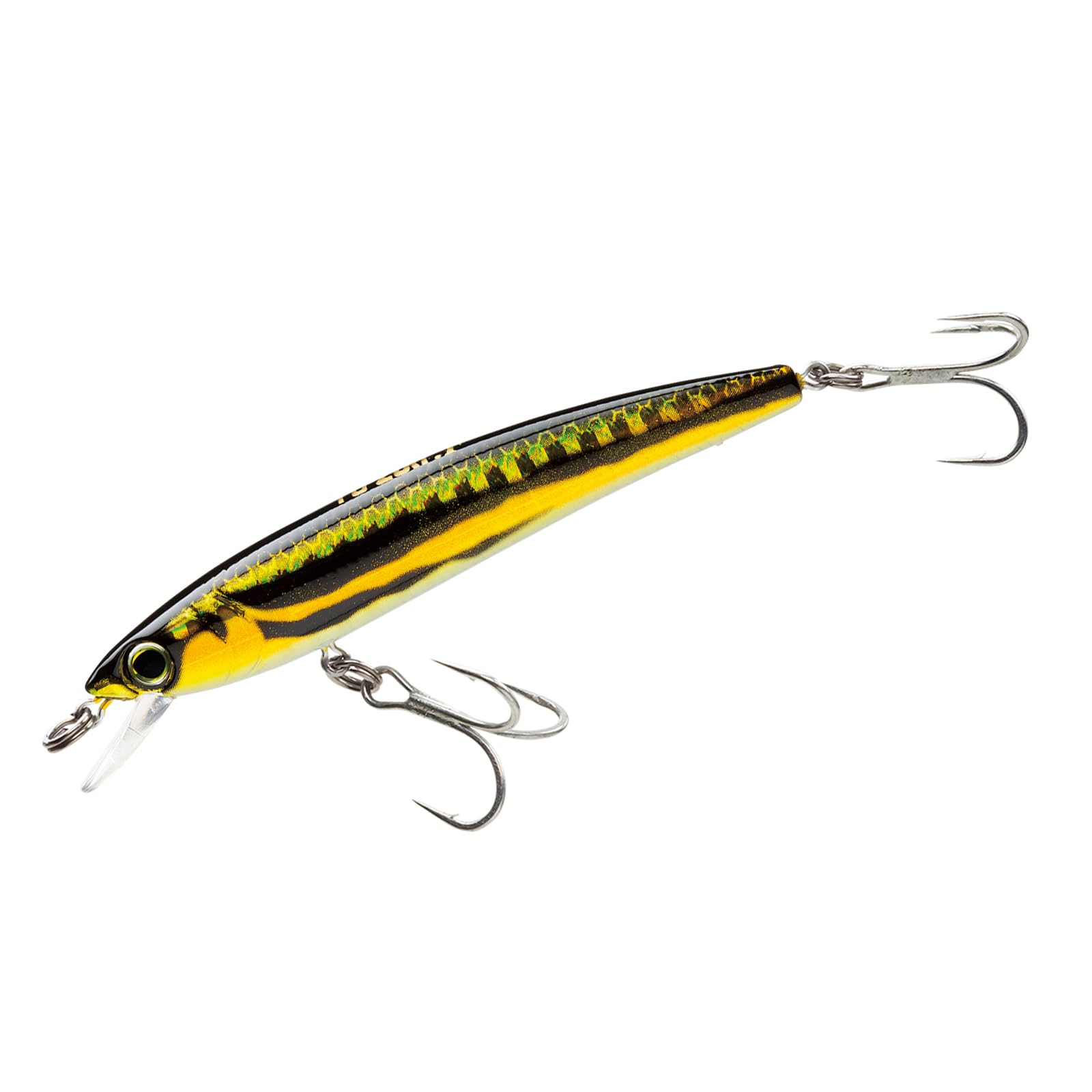 Yo-Zuri F1163-M37 Pins Minnow Floating Diver Lure, Gold Flame, 90mm 3-1/2"