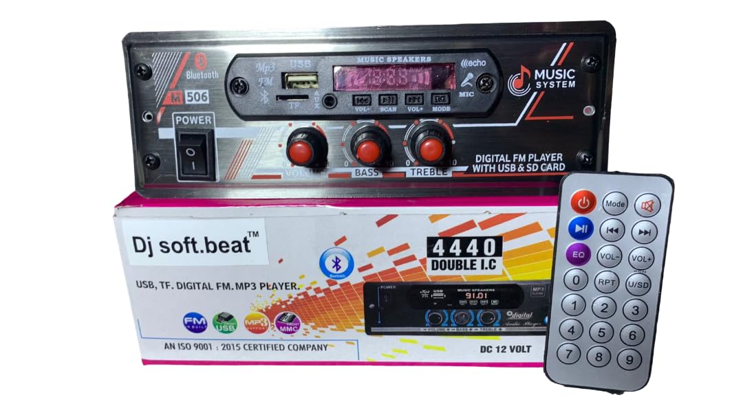 USB Player, 4440 Dual IC, Single Din Car Stereo with Bluetooth, Remote Control-image-47
