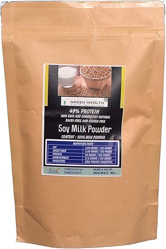 CROW SOYA Leche en polvo - Vegana - Sin OMG - 1411oz