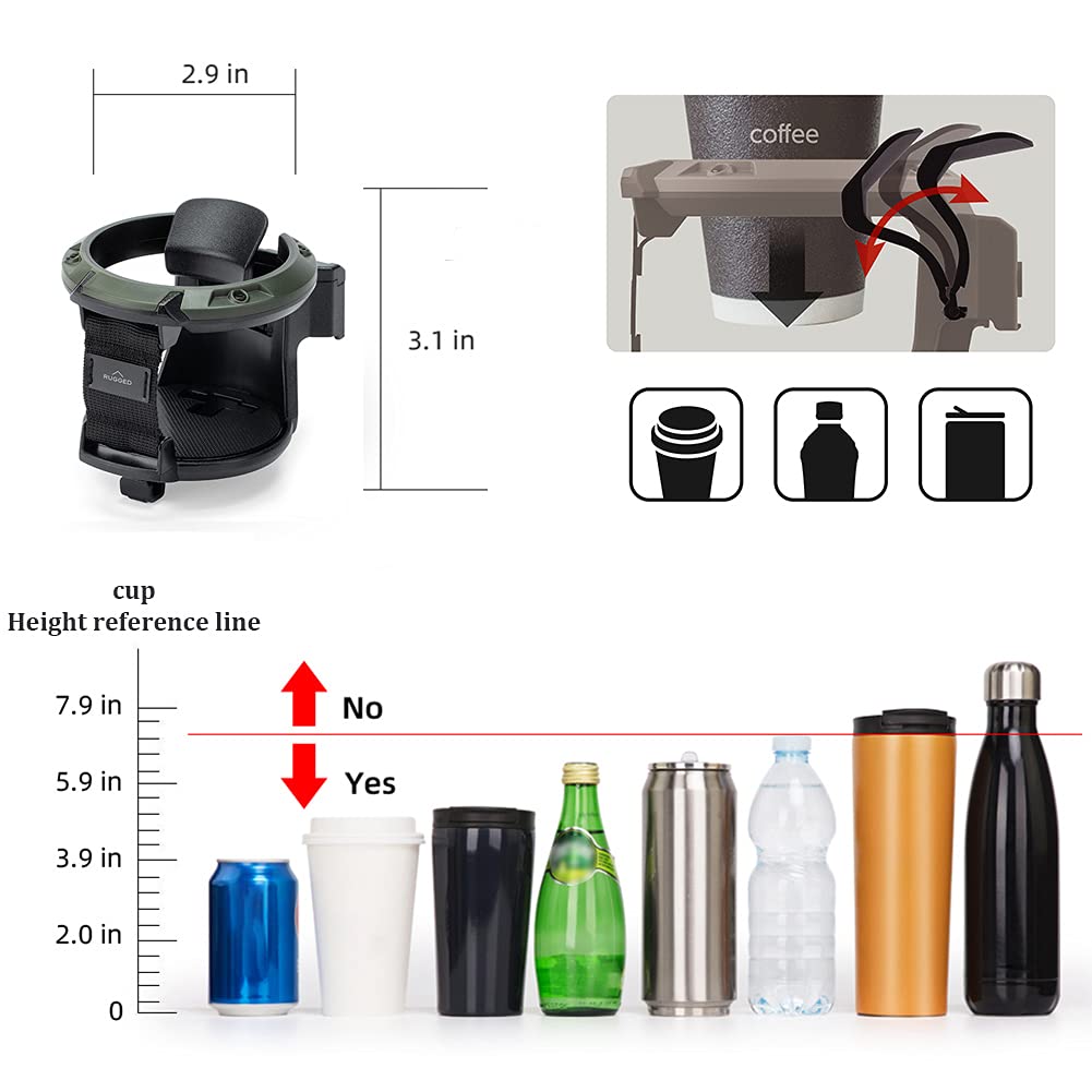 Porte Gobelet Voiture, 2 Pcs Porte-Gobelet De Ventilation De Voiture