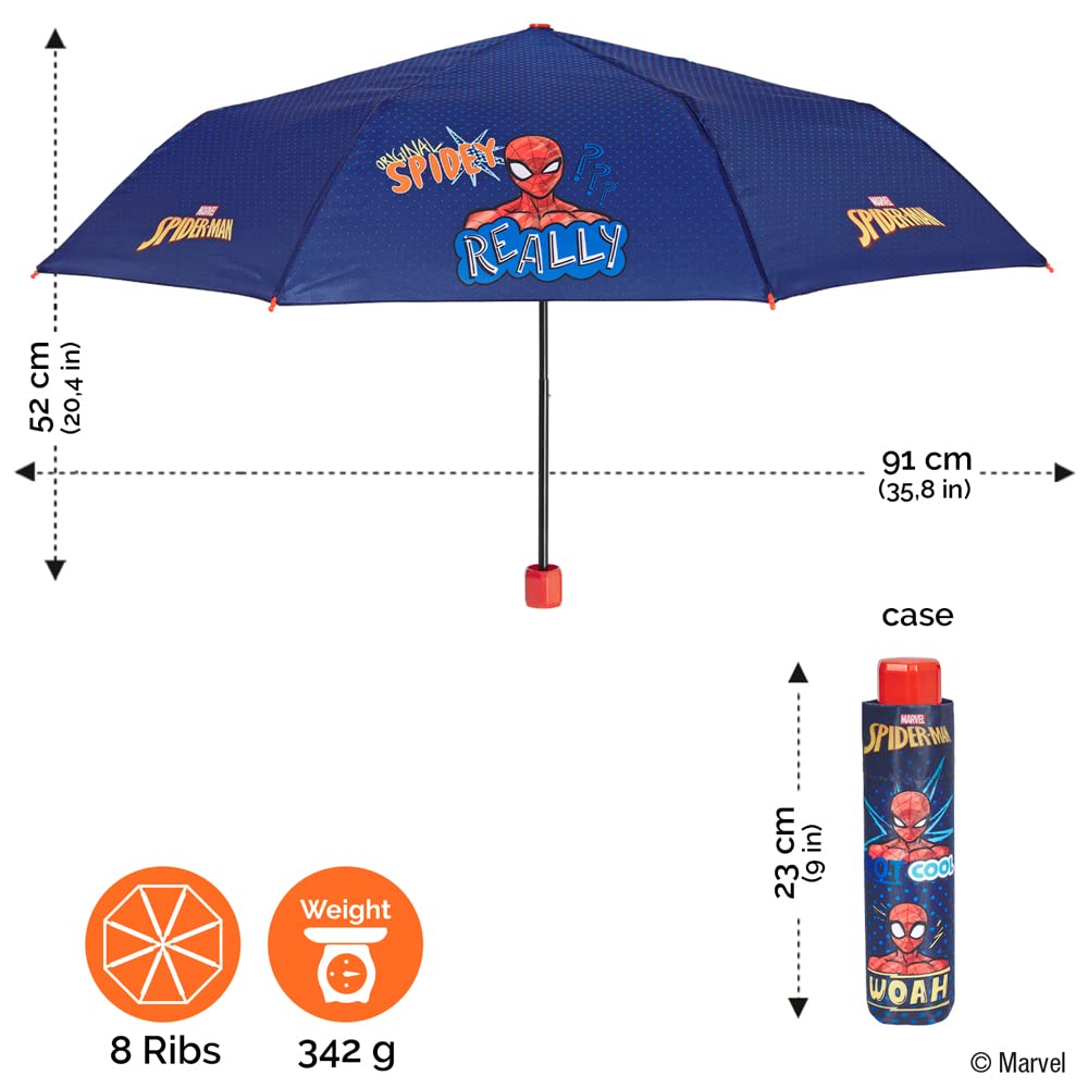 Ombrello Camouflage Pieghevole Per Bambini - Impermeabile E Antivento Con Dettagli Catarifrangenti - Diametro 91 Cm - Foto 13